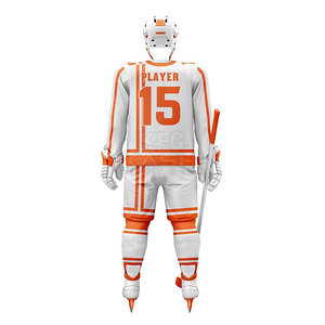 Ensemble de maillots de hockey sur glace pour hommes sur mesure de qualité supérieure, respirant, à séchage rapide, en matériau léger, conçu pour les sports d'équipe, OEM - Product Image 5