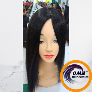 Peluca de cabello humano europeo Mono completo 100% para mujer, mezcla de tonos, cómodo uso diario con encaje Base de seda con aspecto de cuero cabelludo Natural - Product Image 4