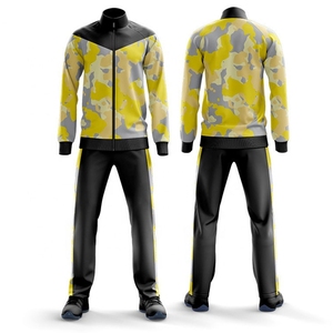 Performance Training Sport Tracksuit <b>Custom</b> OEM Logo Sublimation Manufacturing 100% Polyester Team Wear For Men Athletes Plus - Product Image 1