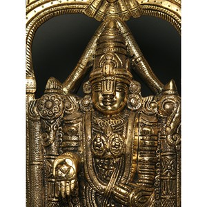 รูปปั้นทองเหลือง tirupati balaji (venkateshvara) 19นิ้ว - Product Image 2