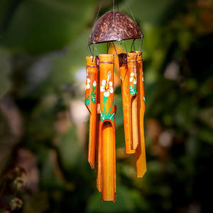 Campana de Viento de Bambú Ecológica Feng Shui, Sonido Melodioso Relajante, Campanas de Viento de Madera para Meditación Zen - Macy - Product Image 2