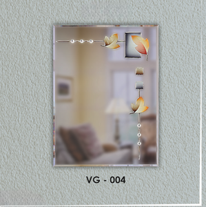 Espejo Decorativo de Pared con Diseño de Hojas Elegantes, Estilo Artístico, sin Marco, Ecológico - Product Image 6