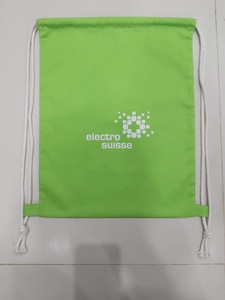 Factory Wholesale Cotton <b>Drawstring</b> Bag Lightweight Gym Sack Custom Cotton <b>Backpack</b> for Sports Travel Daily Use with logo - Product Image 3