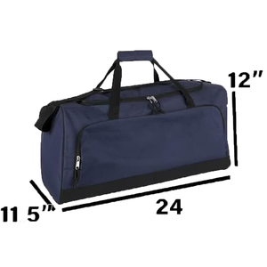 Bolsa Deportiva de Alta Calidad de 24 Pulgadas, Color Sólido, Cierre de Cremallera, Compartimento Interior, Estilo Casual, Duradera, Capacidad de 30-40L - Product Image 1