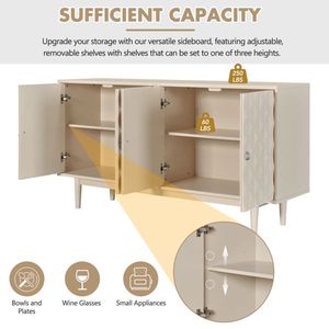 Kitchen Storage <b>Sideboard</b> Cabinet - Product Image 3