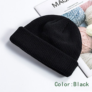 <b>Men</b> Beanies Fashion Knit Winter <b>Cap</b> Durable Soft Fabric Stretch Fit Comfortable Headwear for Daily Wear Outdoor Activities - Product Image 1