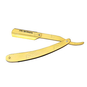 Rasoir à Lame Droite pour Rasage Professionnel et Toilettage de Précision Rasoir de Barbier en Acier Inoxydable - Product Image 1