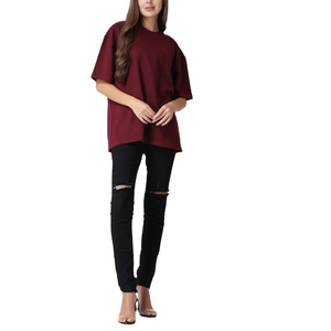 2025 été Style femmes T-Shirt confortable décontracté court col rond grande taille respirant-qualité fournisseur bangladais pour les jeunes - Product Image 2