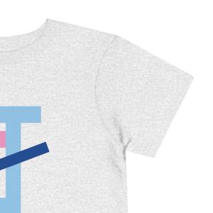 Camiseta Gris Jaspeada con Estampado para Niños, Cuello Redondo, Manga Corta, Algodón Suave, Ropa Informal para el Día a Día, la Escuela y la Moda - Product Image 2