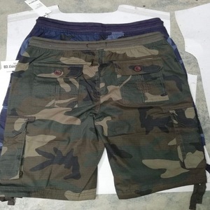 Men's Camouflage Woven Cargo Shorts with Drawstring Mid Waist Breathable 100% Cotton - Product Image 2