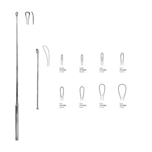 8 mm 32.cm Acero inoxidable quirúrgico básico Luer-Koerte Gall Stone Forcep Fuente de alimentación manual utilizada para eliminar piedras de agallas - Product Image 1