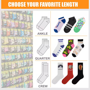 Chaussettes courtes pour hommes en coton/élasthanne/nylon blanc, respirantes, tricotées, sans couture, avec logo discret au bas, style décontracté, antidérapantes, écologiques - Product Image 4