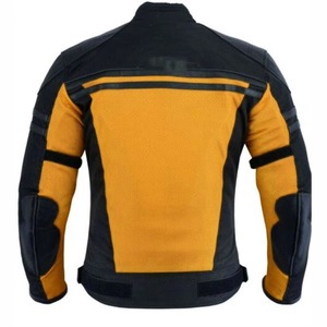 Blouson de moto unisexe en polyester blindé CE |   Équipement de moto de course et de tourisme rembourré pour grandes tailles, pour la piste, à vendre - Product Image 3
