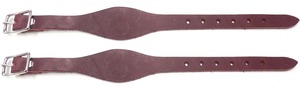 Direct usine : Paire de rênes à étrier marron en cuir Latigo pour selle western, accessoires d'équitation - Product Image 3