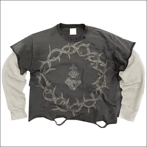 Camisetas Personalizadas de Alta Calidad, Nuevas y Más Vendidas, Fabricadas con Tela 100% Algodón, Doble Capa, Manga Larga Doble, Transpirables - Product Image 4