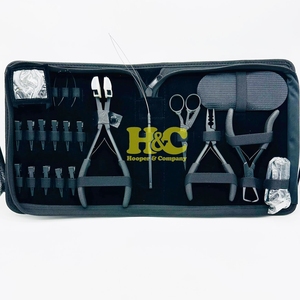 Kit Profesional de Pinzas para Cabello de Acero Inoxidable, Herramientas para Extensiones de Cabello, Pinzas Sostenibles, Pinza para Cinta Adhesiva, Herramientas de Uso Comercial - Product Image 6