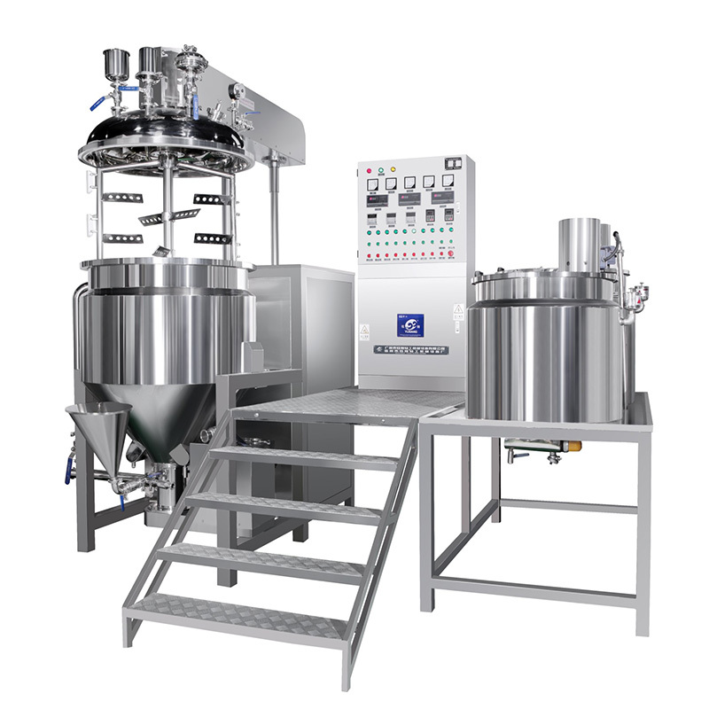 200L Emulsifier Vacuum Suction PLC Controlled