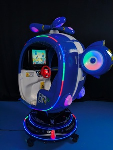 Machine à chevaucher pour enfants thème Chopper moderne, en métal, acrylique et plastique, durable, en anglais, pour les enfants de plus de 3 ans - Product Image 6
