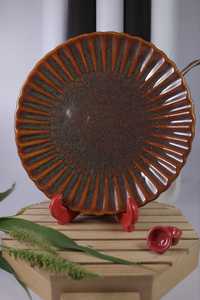 Juego de Platos Modernos Retro con Rayas, de Porcelana y Cerámica, para el Hogar, Desayuno y Cena Occidental, para Servir Postres y Frutas - Product Image 2