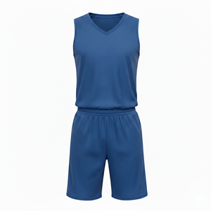 Uniforme Profesional de Baloncesto para Equipo, Personalizado, Transpirable, 100% Secado Rápido, Cuello Redondo, Sin Mangas, Conjunto Premium - Product Image 5