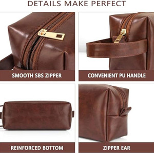 Bolsa de Aseo de Viaje para Hombre de Alta Calidad, Organizador Portátil Cuadrado de Lona, Estuche Personalizable para Maquillaje en Venta a Bajo Precio - Product Image 2