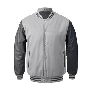 Chaqueta Varsity Personalizada para Hombre, Cuerpo de Lona, Mangas de Cuero, Estilo Béisbol Universitario, Inspirada en Letterman - Product Image 5