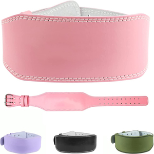 Ceinture de musculation en cuir de vachette personnalisée de haute qualité, robuste, confortable, souple, légère, respirante, réglable, avec soutien dorsal - Product Image 3