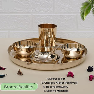 Vajilla Tradicional de Latón para el Hogar, Cocina, Comedor y Servicio - Product Image 4