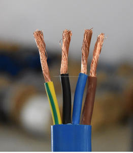 50 sqmm PVC Insulated 4-Core Flat Cable for <b>Submersible</b> <b>Pumps</b> Water-Resistant Wire for Borewell Deep Well <b>Pumps</b> Industrial Power - Product Image 1
