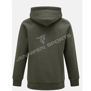 Nouveau sweat à capuche d'hiver personnalisé de haute qualité, surdimensionné, 100% coton, double fermeture éclair, polaire épaisse, respirant, séchage rapide, pour hommes - Product Image 4