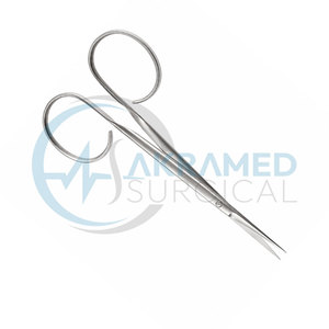 Tijeras Iris de Acero Inoxidable, Instrumento Quirúrgico Oftálmico Recto Reutilizable, Certificado CE, Precisión Manual, 11.5cm - Product Image 5