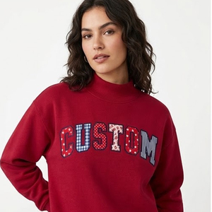 Sudadera Personalizada con Letras Universitarias, Cuello Redondo, Texto Personalizado, Estilo Vintage, Proveedor de Ropa - Product Image 5
