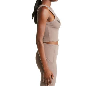 Camisetas sin mangas de yoga deportivas sin costuras para mujer de la mejor calidad, personalizadas más modernas con cuello redondo, función de secado rápido - Product Image 3