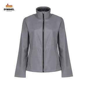 Veste coupe-vent softshell personnalisée pour femme, imperméable, haute qualité, pour la randonnée, style décontracté, fermeture éclair - Product Image 4