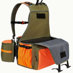 Chaleco Táctico de Caza TRIBON SPORTS, Color Naranja Bronceado, Nailon, Sistema MOLLE, 5 Ranuras, Ligero, para Actividades al Aire Libre, con Tirantes Ajustables - Product Image 3