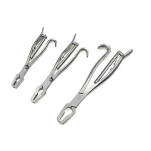 Veterinary Orthopedic 3 Piece Set <b>Mini</b> Kern Bone Reduction Forceps Bone Holding Forceps Manual Stainless Steel - Product Image 1