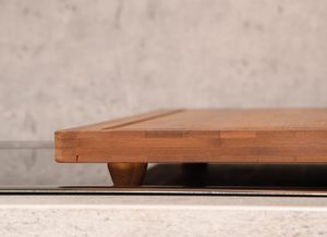 Grande planche à découper en bambou, épaisse et rectangulaire, pour la préparation des aliments en cuisine, légumes, viande, pain, fromage, service - Product Image 2