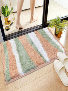 Tapis de bain personnalisés uniques et très demandés, séchage rapide, design élégant, en coton, fabriqués à la machine, pour salles de bain et paillassons. - Product Image 3