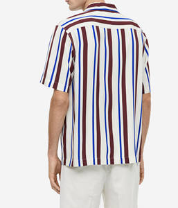 เสื้อเชิ้ตแขนยาวลายทางลำลอง สั่งตัดได้ สำหรับธุรกิจ ทำงาน ออฟฟิศ ผ้าฝ้าย ใส่ได้ทั้งแบบลำลองและเป็นทางการ ระบายอากาศได้ดีสำหรับผู้ชาย - Product Image 2