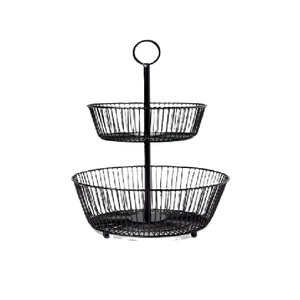 Cesta de Alambre Metálica de Última Moda para Decoración de Mesa de Cocina y Sala de Estar, Cesta de Almacenamiento con Tamaño y Forma Personalizados - Product Image 1