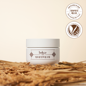 Crema Elástica RiceGlow de Bokco con Complejo de Arroz Fermentado, Bakuchiol y Complejo de 5 Péptidos para Reafirmar y Combatir las Arrugas - Product Image 2
