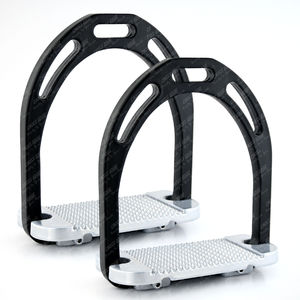 Estribos Jin de Aluminio Ligero Personalizados para Mujeres, Equipo de Equitación con Reposapiés Ancho y Tamaño de 12 cm - Product Image 6
