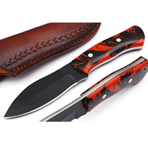 Cuchillo Táctico de Caza y Supervivencia de Acero Inoxidable con Mango de Madera Paka, Multifuncional para Exteriores, Venta al por Mayor OEM B2B OBM - Product Image 5