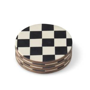 High Quality MDF Enamel Coaster <b>Set</b> With <b>Waterproof</b> Coating For Coffee Tables Dining Rooms And Restaurant Use - Product Image 1