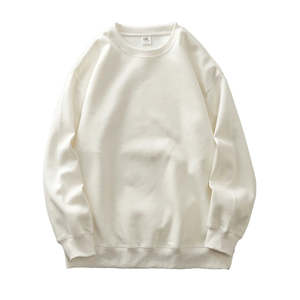 เสื้อสเวตเชิ้ตคอกลมทรงโอเวอร์ไซส์สำหรับผู้ชาย ขายส่ง สีพื้น ผ้าฝ้าย แขนยาว ใส่สบายๆ สำหรับฤดูใบไม้ร่วง แบบถัก คอโอ - Product Image 2