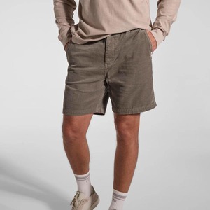 High Quality Heavy Cotton Corduroy Men's Sweat <b>Shorts</b> Solid Eco-Friendly Breathable Hip Hop Flocking Printing Letters Elastic - Product Image 6