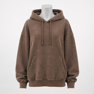 เสื้อฮู้ดดี้โอเวอร์ไซส์สำหรับผู้หญิง ทรงหลวมใส่สบาย เหมาะสำหรับการสวมใส่แบบเลเยอร์ในวันสบายๆ และสตรีทแวร์สไตล์โมเดิร์น - Product Image 1