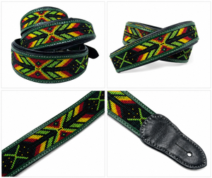 Premium Handcrafted Dog <b>Collar</b> and Leash Set Featuring Colorful Beadwork and Genuine Leather Construction At Bulk Price - Product Image 3