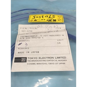 TOKYO ELECTRON TEL 036-000298-1 THERMOCOUPLE..K-22T - Équipements et pièces semi-conductrices d'occasion fiables à l'échelle mondiale - Product Image 1