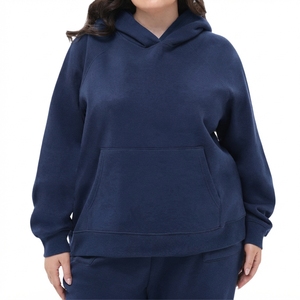 Sweat à capuche en coton molletonné 400 GSM pour homme, sans cordon, coupe oversize, couleur unie, style streetwear printemps, vente en gros - Product Image 4